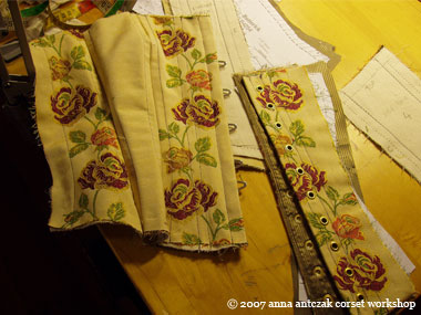 Maggie's corset panels